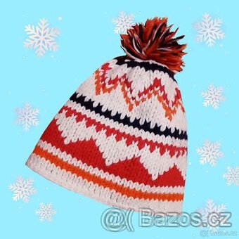 Krásná zimní čepice .