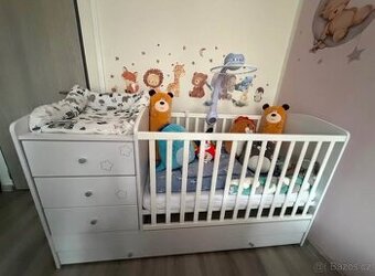 Dětská postýlka 2v1