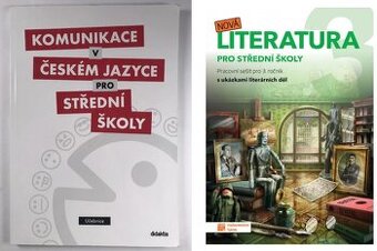 Učebnice  literatury pro SŠ + Komunikace v českém jazyce