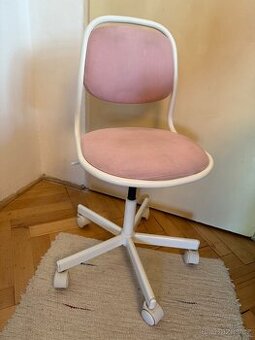 Ikea dětská židle Orfjall - růžová