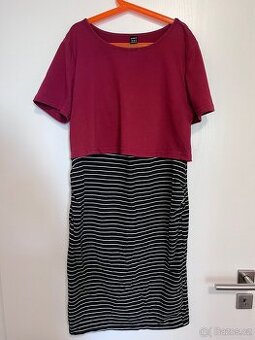 Kojící a těhotenské šaty v.38– jako nové, velmi pohodlné