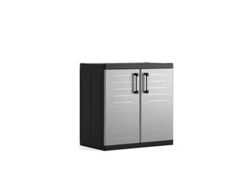 Plastová skříň DETROIT XL nízká šedá