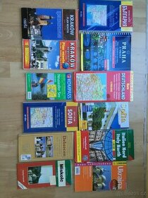 Prodám různé cestovní mapy a průvodce