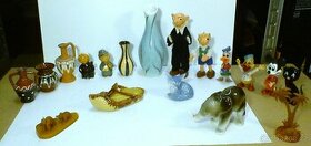 STARÉ FIGURKY – (porcelán, dřevo, plast apod.) 50. až 70.rok - 1
