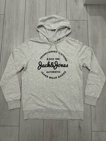 Šedá mikina Jack&Jones - 1