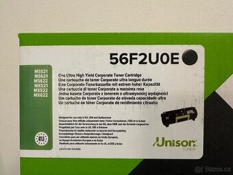 Lexmark originální toner 56F2U0E, černý, 25000str.