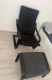 Prodám křeslo s podnožkou