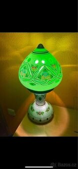 Stolní lampa -přejímané sklo - 1