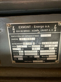 Vysokonapěťový elektromotor 200kW, 1000 rpm, 6000V