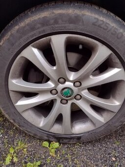 Alu. kola Škoda Superb II. Continental 225/50 R17