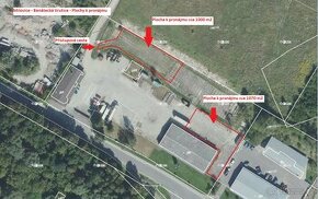 Pronájem odstavné plochy, až 2000 m2, Milovice