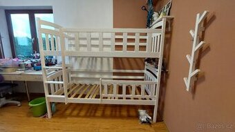 Patrová postel 200x90 s přistýlkou a 2 šuplíky