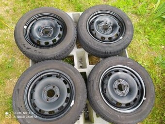 PLECHOVÉ KOLA- 4x108-r14 + LETNÍ PNEU BARUM 175/65/R14 - 4ks