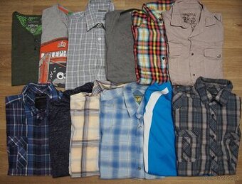 pánské oblečení košile Next, Wrangler, C&A, F&F vel.L