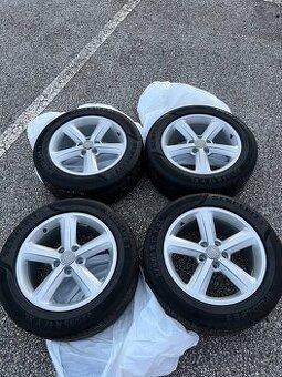 Originální ALU kola Audi 5x112 R17 - letní pneu