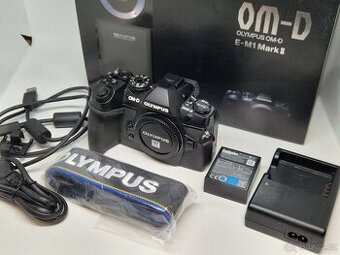 Olympus OM-D M-1 MkII v TOP stavu, komplet krabice