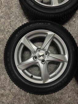 Alu kola Dacia 16" 4×100 ET45 + nové zimní 205/60 r16