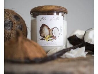 sójová svíčka ve skle