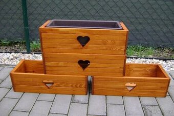 Obal na plastový truhlík srdíčka