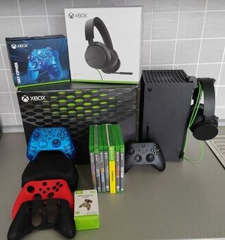 Xbox series X + Xbox hry + příslušenství