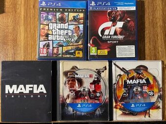 PS4 Mafia Definitive, Gran Turismo, GTA5, FIFA