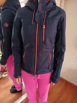 zateplená softshellová bunda nejen na běžky Superdry xs