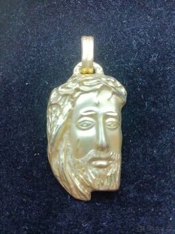 Zlatý přívěšek Ježíš, stát. punc, doklad, 6,75g