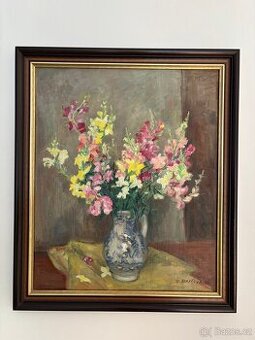 Obraz zátiší s květinami