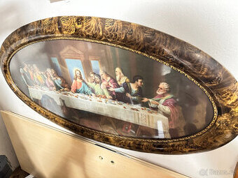 "Poslední večeře" repro. oválný rám