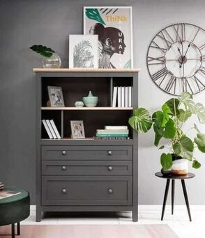 Designová komoda 150x106cm - nová - wenge - 1