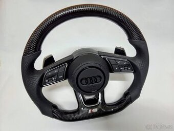AUDI CARBON / PERFOROVANA KOŽA VOLANT + AIRBAG + F1 PADLA