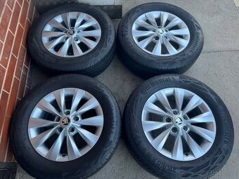 Alu 16" 5x112 škoda CASTOR letní 40% KaroQ TOP