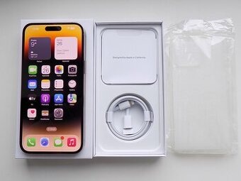  APPLE iPhone 14 Pro MAX 128GB Gold - ZÁRUKA - TOP STAV