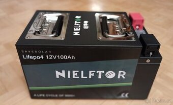 LiFePO4 baterie Nielftor100Ah - 12V, BMS - NOVÁ