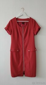 Červené pouzdrové šaty Body Flirt, vel. 40
