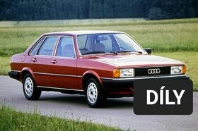Audi 80 B2 - mnoho dílů nové i staré