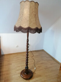 Stojaci lampa dřevěná - 1