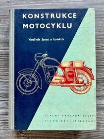 Konstrukce motocyklu - V. Jansa - SNTL ( 1960 )