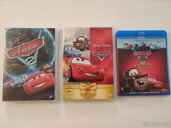 DVD POHÁDKY, AUTA CARS, BURÁKOVY POVÍDAČKY