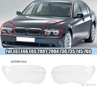 BMW 7 E65 kryty předních světel 2002-2005