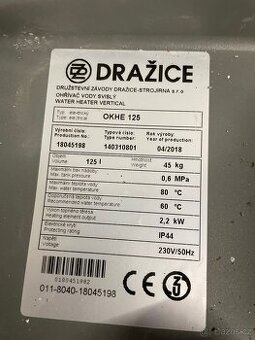 Bojler Dražice 125l