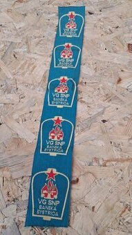 Retro nášivky Vojenské Gymnázium SNP
