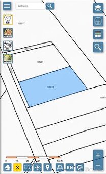 Prodej stavebního pozemku 1305m2 v Bělušicích (2605Kč/m2)