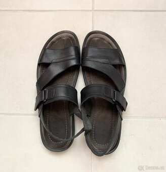 pánské Kožené sandále elegantní Lasocki barefoot podrazka