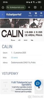 Calin O2 arena
