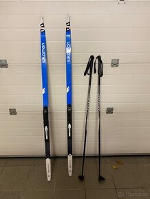 Set juniorské běžecké lyže SALOMON