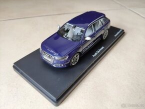 LIMITED 500ks AUDI S6 AVANT ESTORIL BLAU SCHUCO 1:43 MODEL