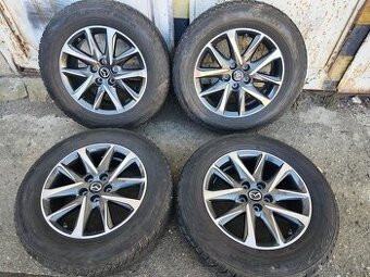 17"zimní alu sada 5x114 origo Mazda CX5 CX7 225/65 TPMS