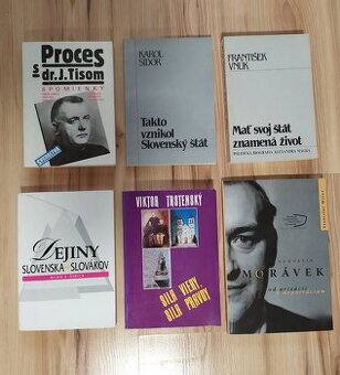 Predám knihy - slovakštát 1939, Tiso, Sidor, Vnuk, Ďurica