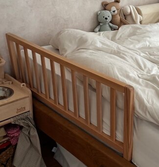 Dětská dřevěná zábrana na postel 4kusy